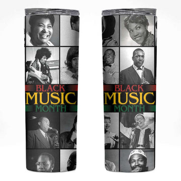 Black Music Month Legends Tribute Skinny Tumbler LT15