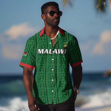 Custom Malawi Football Hawaiian Shirt Go Champions - Green LT15