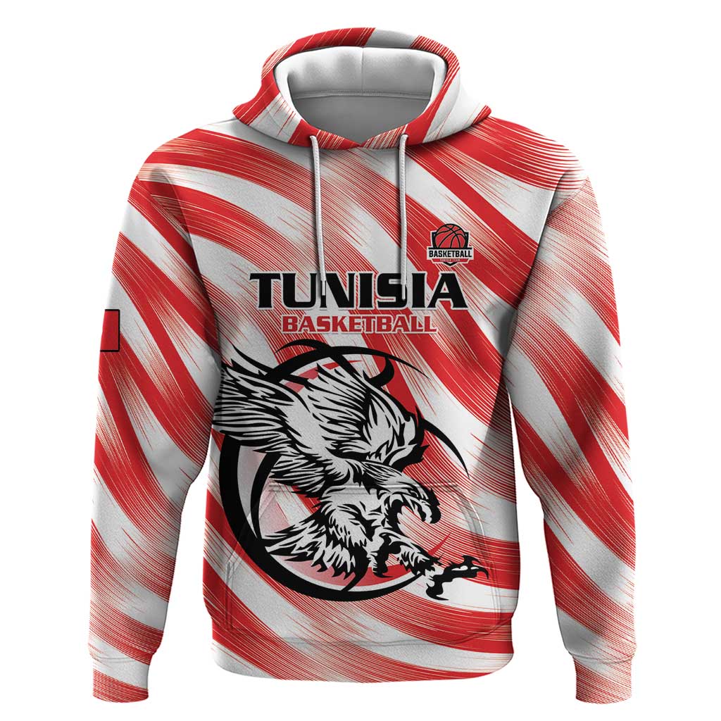 Custom Tunisia Basketball Hoodie Go Eagles of Carthage LT15