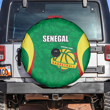 Custom Senegal Basketball Spare Tire Cover Go Champions Lions LT15