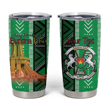 Burkina Faso Martyrs Day Personalized Tumbler Cup Monument des Heros Nationaux LT15