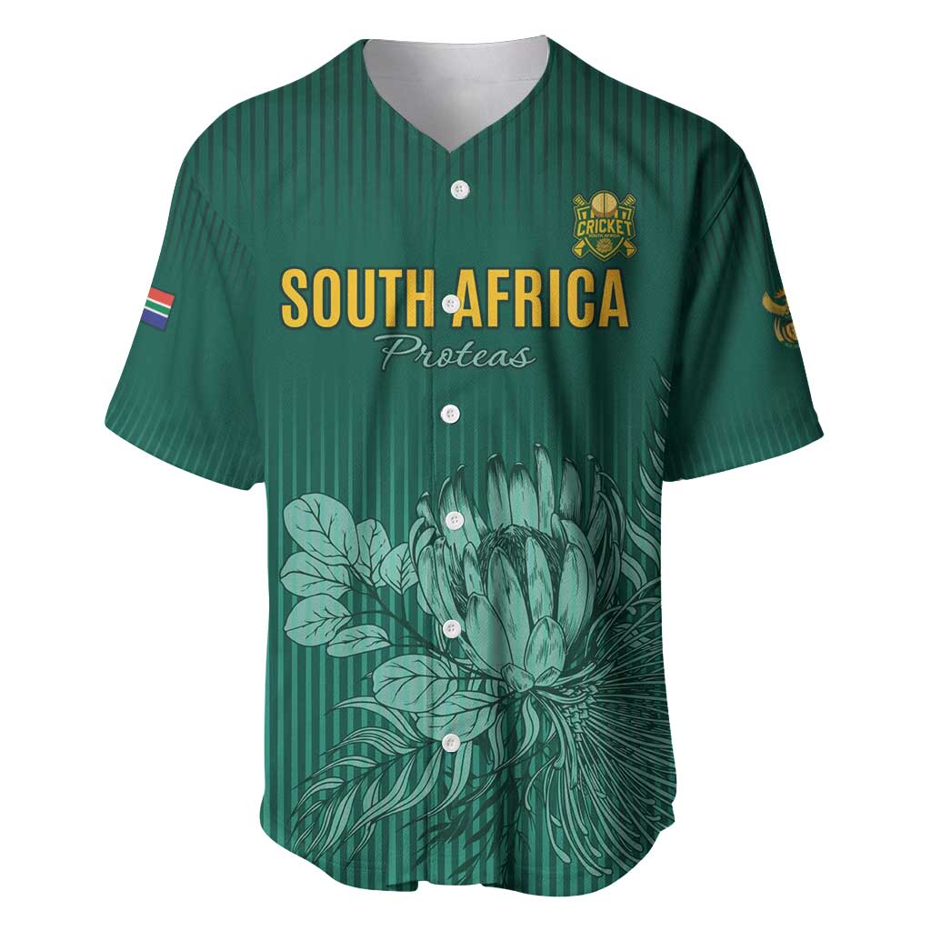 Custom South Africa Cricket Baseball Jersey Come On Proteas LT15
