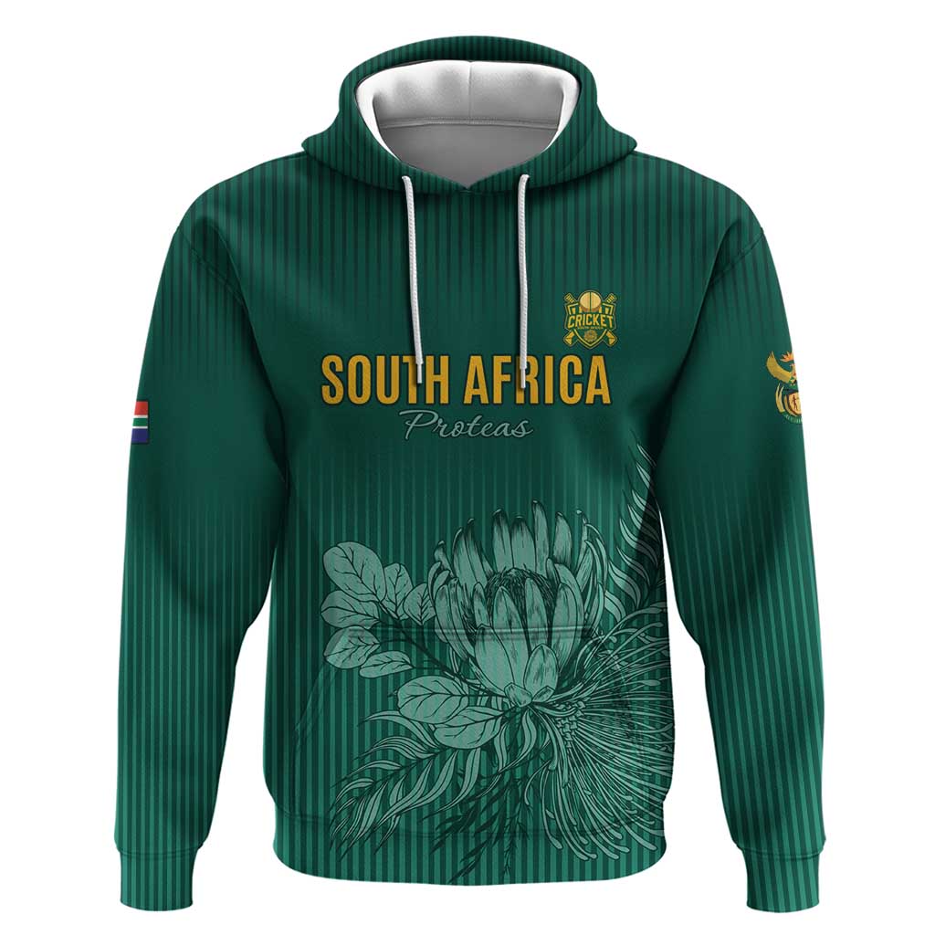 Custom South Africa Cricket Hoodie Road To Champions LT15