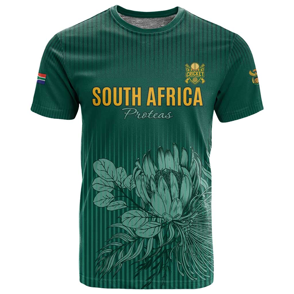 Custom South Africa Cricket T shirt Come On Proteas LT15