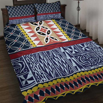 Toghu Bamenda Quilt Bed Set Cameroon Traditional Pattern LT15