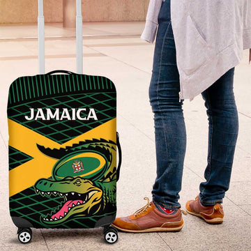 Jamaica Rugby Luggage Cover Go Jamaica Crocs Go LT15