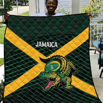 Jamaica Rugby Quilt Go Champions LT15