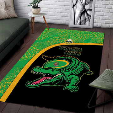 Jamaica Rugby Area Rug Go Champions - Pineapple Pattern LT15