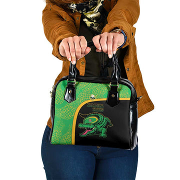 Jamaica Rugby Shoulder Handbag Go Jamaica Crocs - Pineapple Pattern LT15