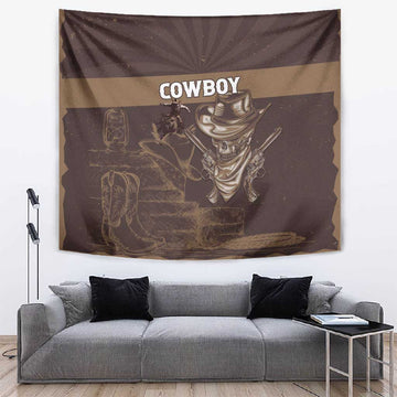 Skull Cowboy Tapestry Wild West Reborn LT15