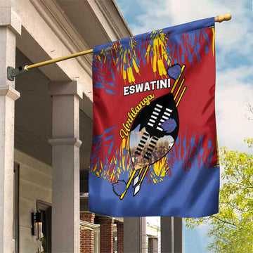 Umhlanga Reed Dance Garden Flag Eswatini Heritage LT15