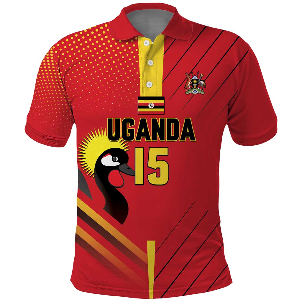 Custom Uganda Basketball Polo Shirt Go Silverbacks LT15