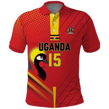 Custom Uganda Basketball Polo Shirt Go Silverbacks LT15