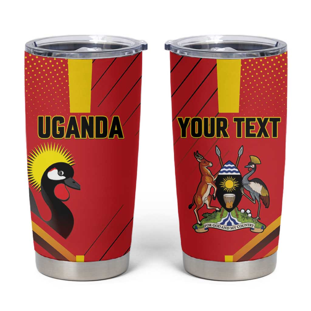Custom Uganda Basketball Tumbler Cup Go Champions Silverbacks LT15