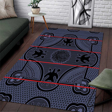 Basotho Blanket Area Rug Lesotho Seanamarena Heritage - Serenity LT15