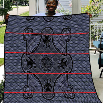 Basotho Blanket Quilt Lesotho Seanamarena Heritage - Serenity LT15