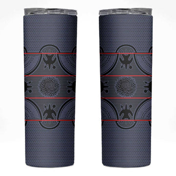 Basotho Blanket Skinny Tumbler Lesotho Seanamarena Heritage - Serenity LT15