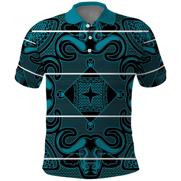 Lesotho Seanamarena - Motlatsi Polo Shirt Basotho Traditional Blanket Style - Lesotho Breeze LT15