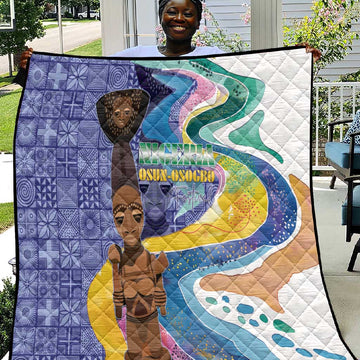 Nigeria Osun-Osogbo Festival Quilt Oshun God - Yoruba Pattern LT15