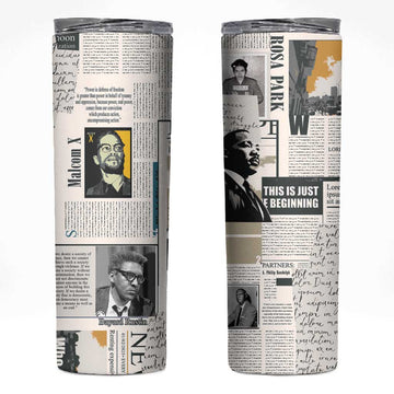 Civil Rights Leaders Skinny Tumbler African-American History Month LT15