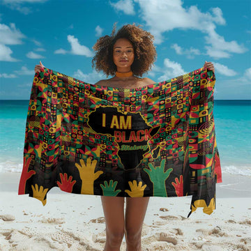 Black History Month Sarong I'm Black And I'm Proud LT15