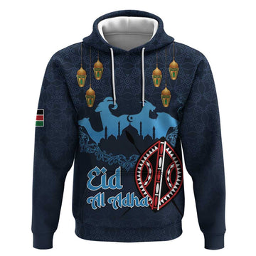 Kenya Happy Eid Mubarak Hoodie Eid Al-Adha LT15