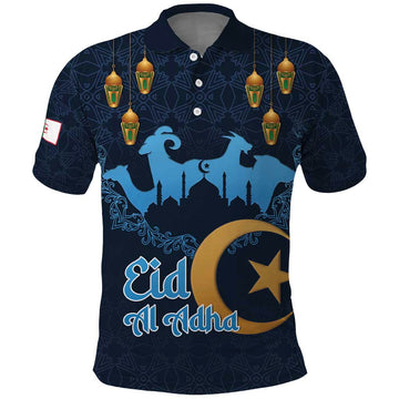 Algeria Happy Eid Mubarak Polo Shirt Eid Al-Adha LT15