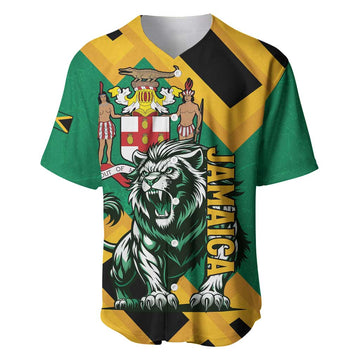 Jumieka Baseball Jersey Lion With Coat Of Arms LT15