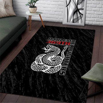 Harlem Hellfighters Area Rug Harlem Rattlers - Don't Tread on Me LT15