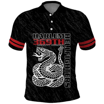 Harlem Hellfighters Polo Shirt 369th Infantry Regiment LT15