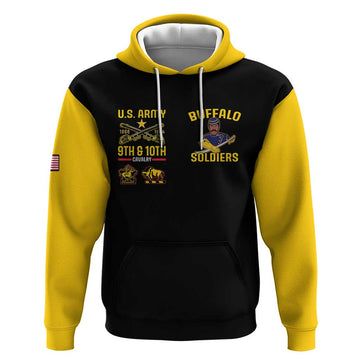 Buffalo Soldiers 9th and 10th Cavalry Hoodie American Heroes LT15