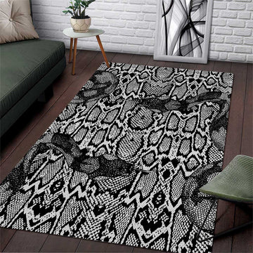 Snake African Skin Animals Pattern Area Rug LT15