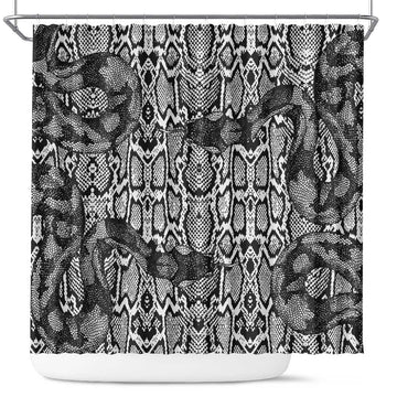 African Snake Skin Pattern Shower Curtain LT15