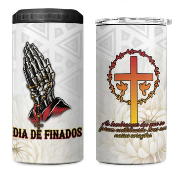 Gone but Never Forgotten 4 in 1 Can Cooler Tumbler Angola All Souls Day LT15