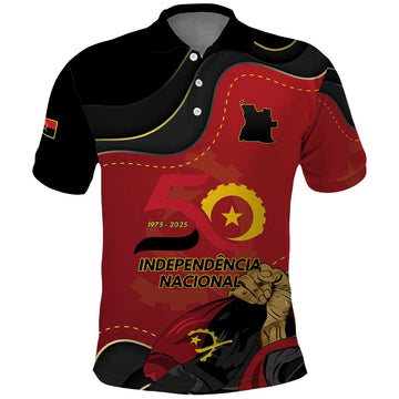 Personalized Angola Independence Day Polo Shirt Virtue Is Stronger When United LT15