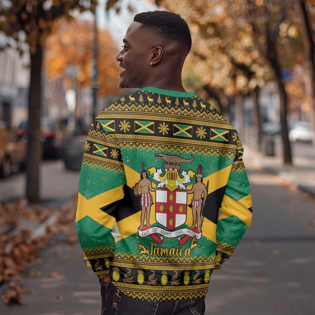 Afro-Jamaicans Sweatshirt Coat Of Arms - Merry Christmas LT15