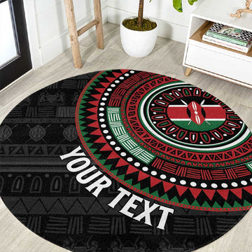 Personalised Kenya African Tribal Pattern Round Carpet Chest Arm Tattoo LT15