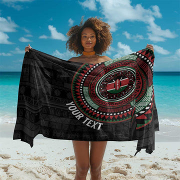 Personalised Kenya African Tribal Pattern Sarong Chest Arm Tattoo LT15