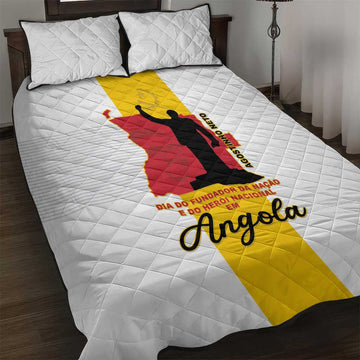 Dia dos Herois Nacionais de Angola Quilt Bed Set 17 de Setembro LT15