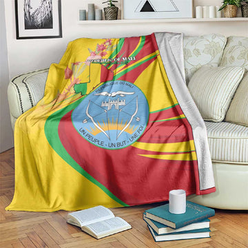 Afro Mali Blanket Happy 65th Anniversary Independence LT15