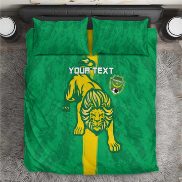 Custom Mauritania Football Bedding Set Go Lions of Chinguetti LT15