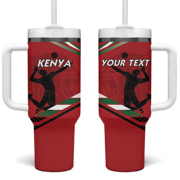Custom Kenya Volleyball Tumbler With Handle Go Champions LT15