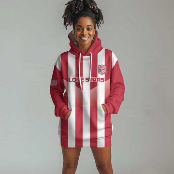 Custom Liberia Football Hoodie Dress The Lone Stars Sporty Style LT15