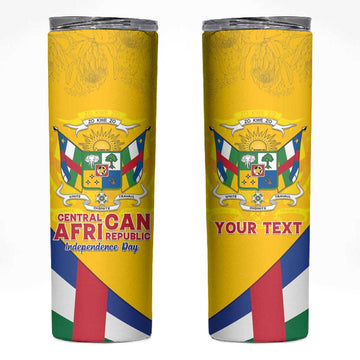 Personalised CAR Skinny Tumbler Happy 65th Independence Day LT15