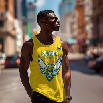 Custom Afro Rwanda Football Men Tank Top Go Wasps LT15