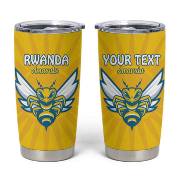 Custom Afro Rwanda Football Tumbler Cup Go Wasps LT15