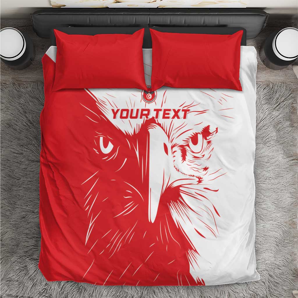 Custom Tunisia Football Bedding Set Go Champions LT15