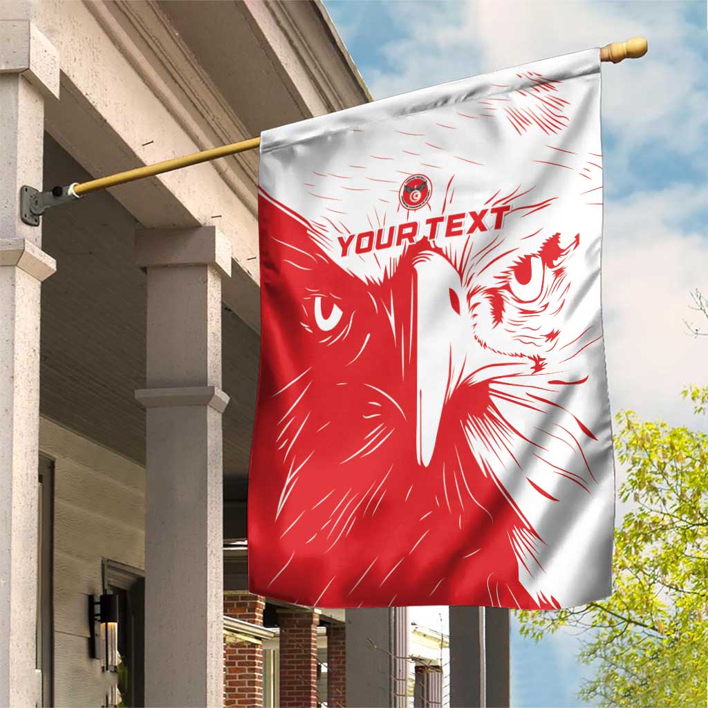 Custom Tunisia Football Garden Flag Go Champions LT15