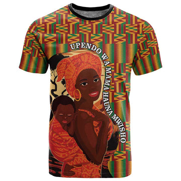 African Happy Mother's Day T shirt Black Mothers Kente Pattern LT15