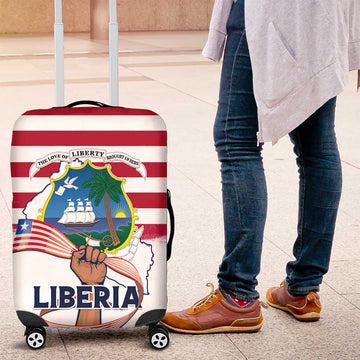 Liberia Flag Day Luggage Cover Our Flag Our Pride LT15